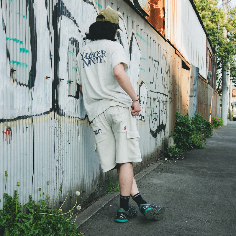 9090 × younger song Sweat Half Pants
