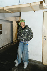 90 로고가 풍부한 복도 재킷