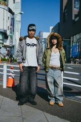 Washed Bomber Jacket