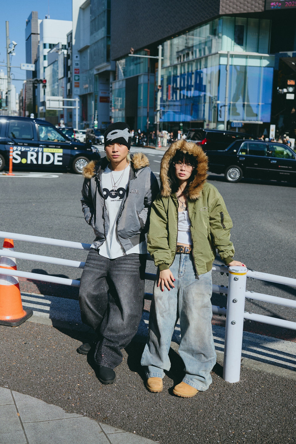 Washed Bomber Jacket – YZ