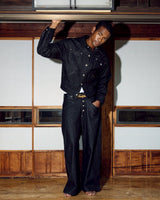 Western short denim jacket