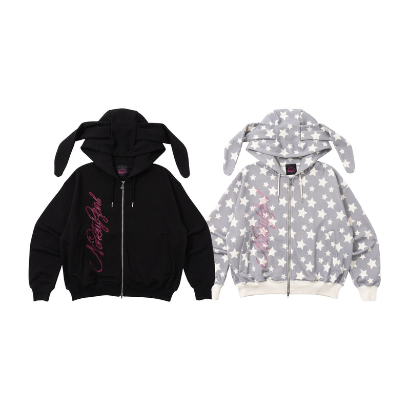 Rabbit Ear Zip Hoodie – YZ