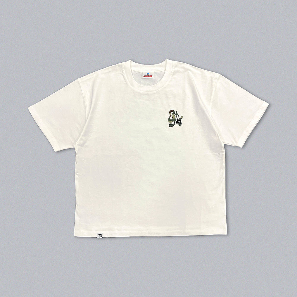 KOUGA Tシャツ YOLO ホワイト Mサイズ　完売品 Kira logo camo tee – YZ