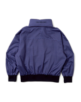 check pattern blouson