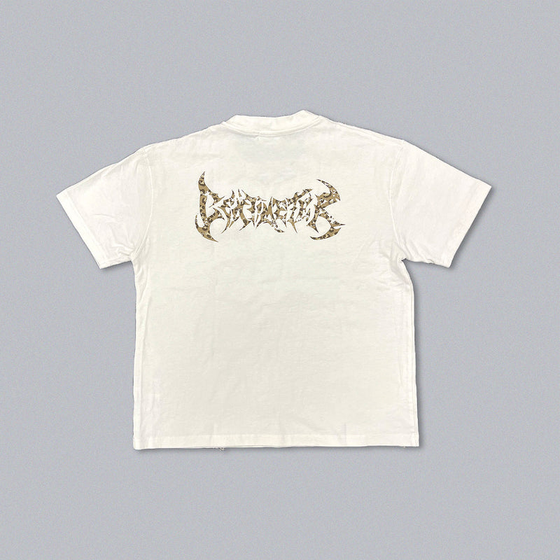 Tribal logo gradation tee