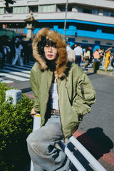 Washed Bomber Jacket