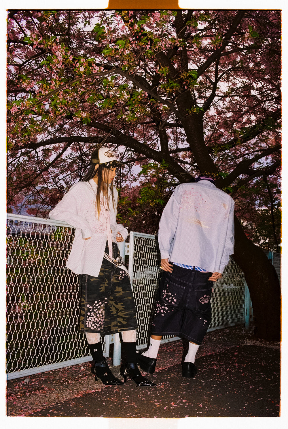 Sakura Embroidered Slub Buggy Jorts – YZ