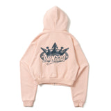 King Logo Front Zip Hoodie