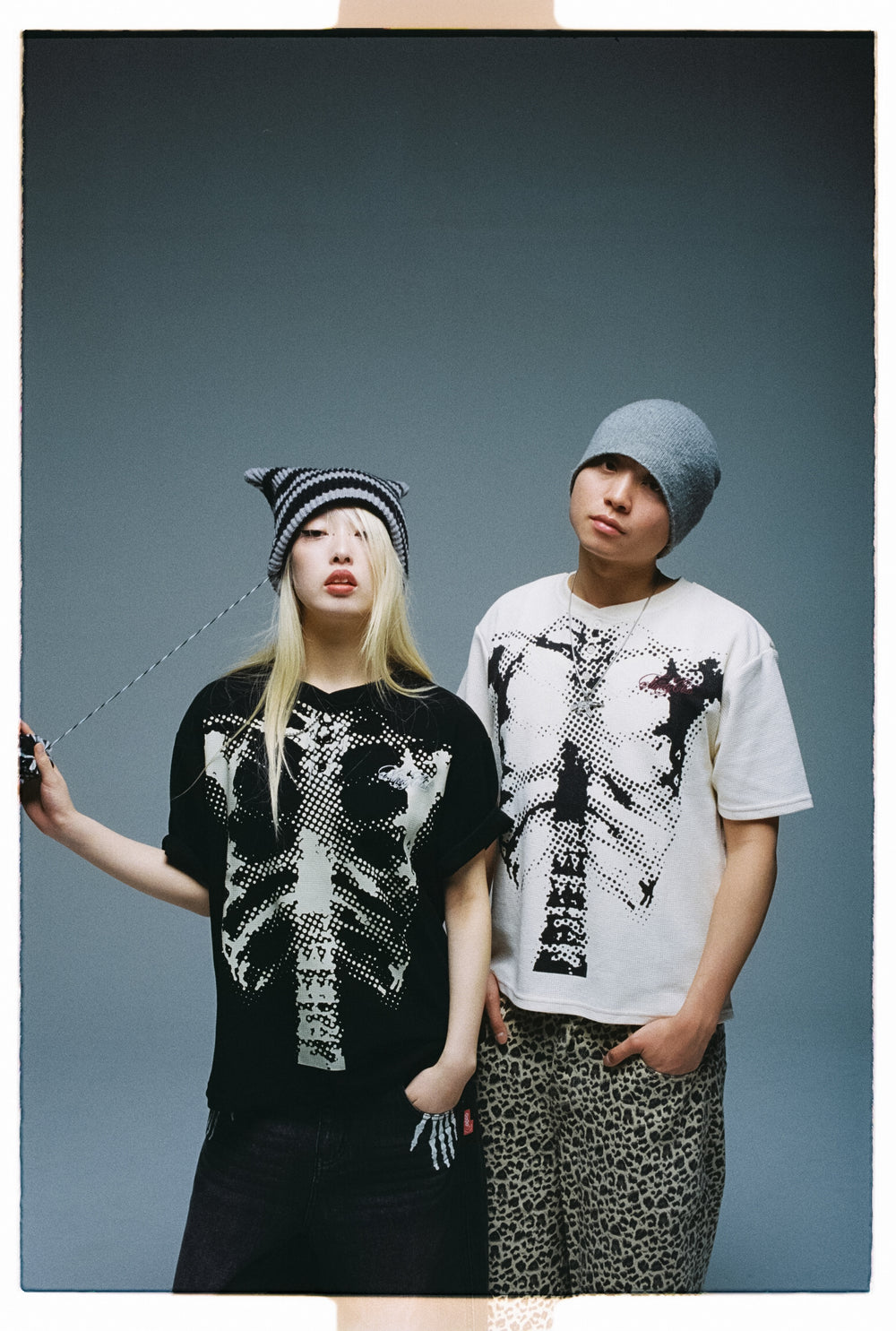 ドットボーンサーマルヘンリーネックTシャツ – YZ