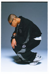 Herald Logo Side Zip Nylon Pants 