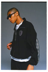 Herald Logo Side Zip Nylon Jacket 