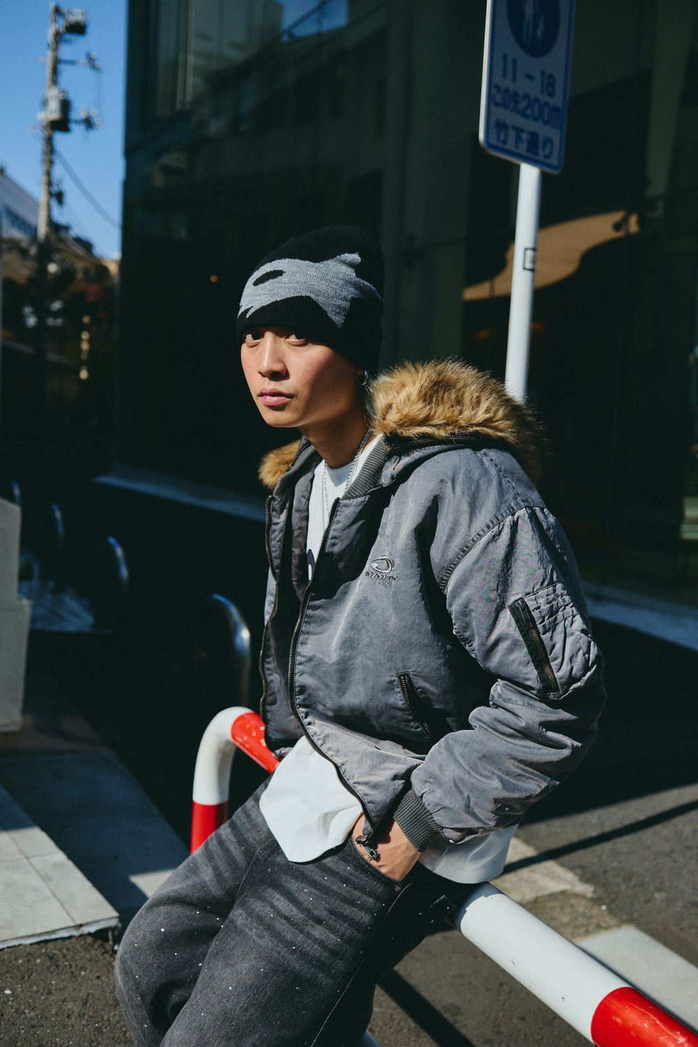 Washed Bomber Jacket – YZ