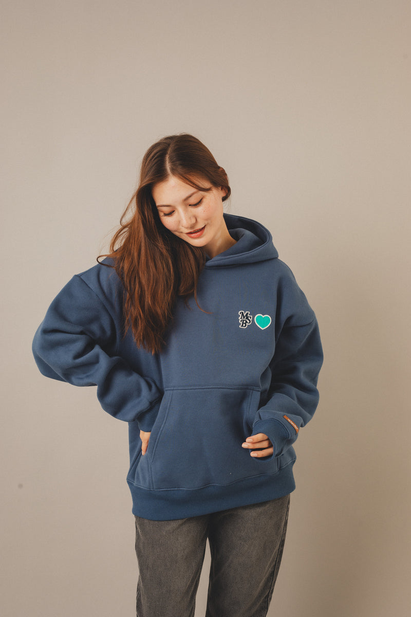 heart patch hoodie – YZ