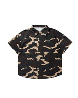 BU CAMOUFLAGE PATTERN S/S POLO SHIRT
