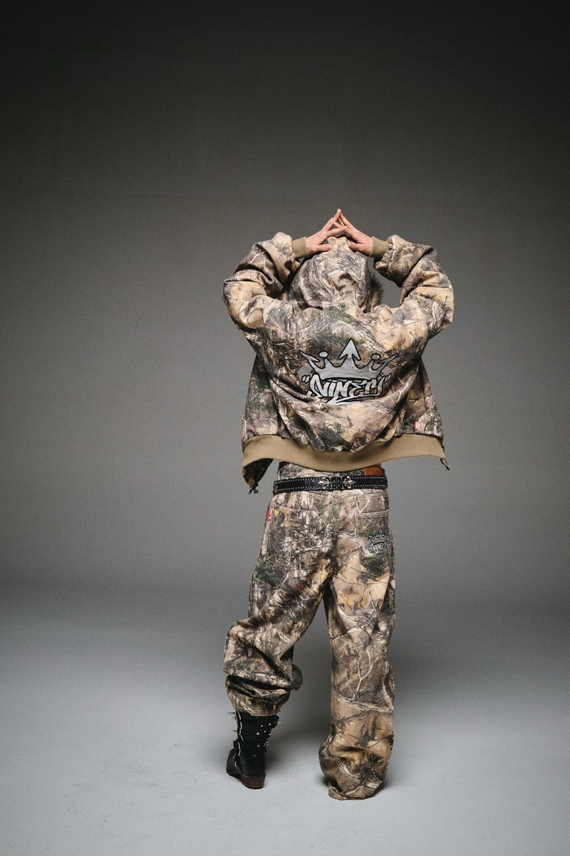 ジャケット・アウター 9090 KingLogo SlubDenim ZipHoodie King Logo Slub Denim Zip Hoodie – YZ