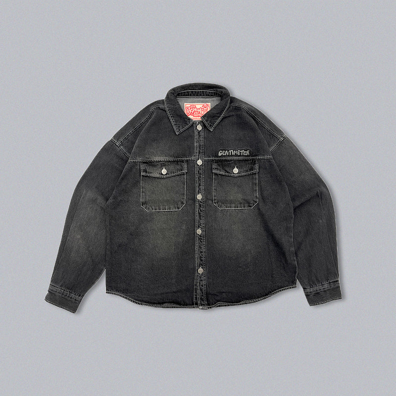 CMT Ruler Washed Denim L/S Shirt