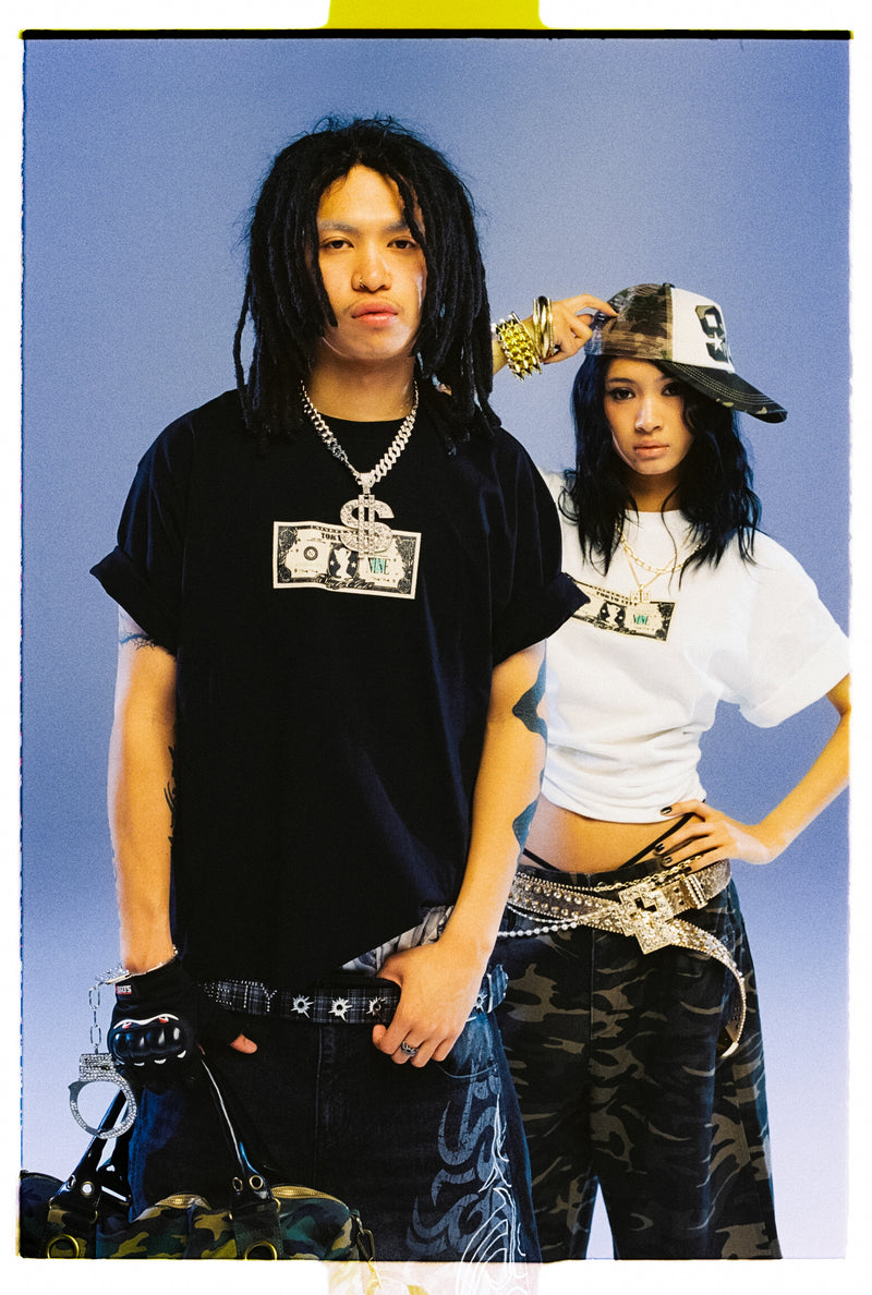 OG DOLLAR BILL BABY TEE BLACK 取扱注意 Dollar Bill Graphic Tee – YZ