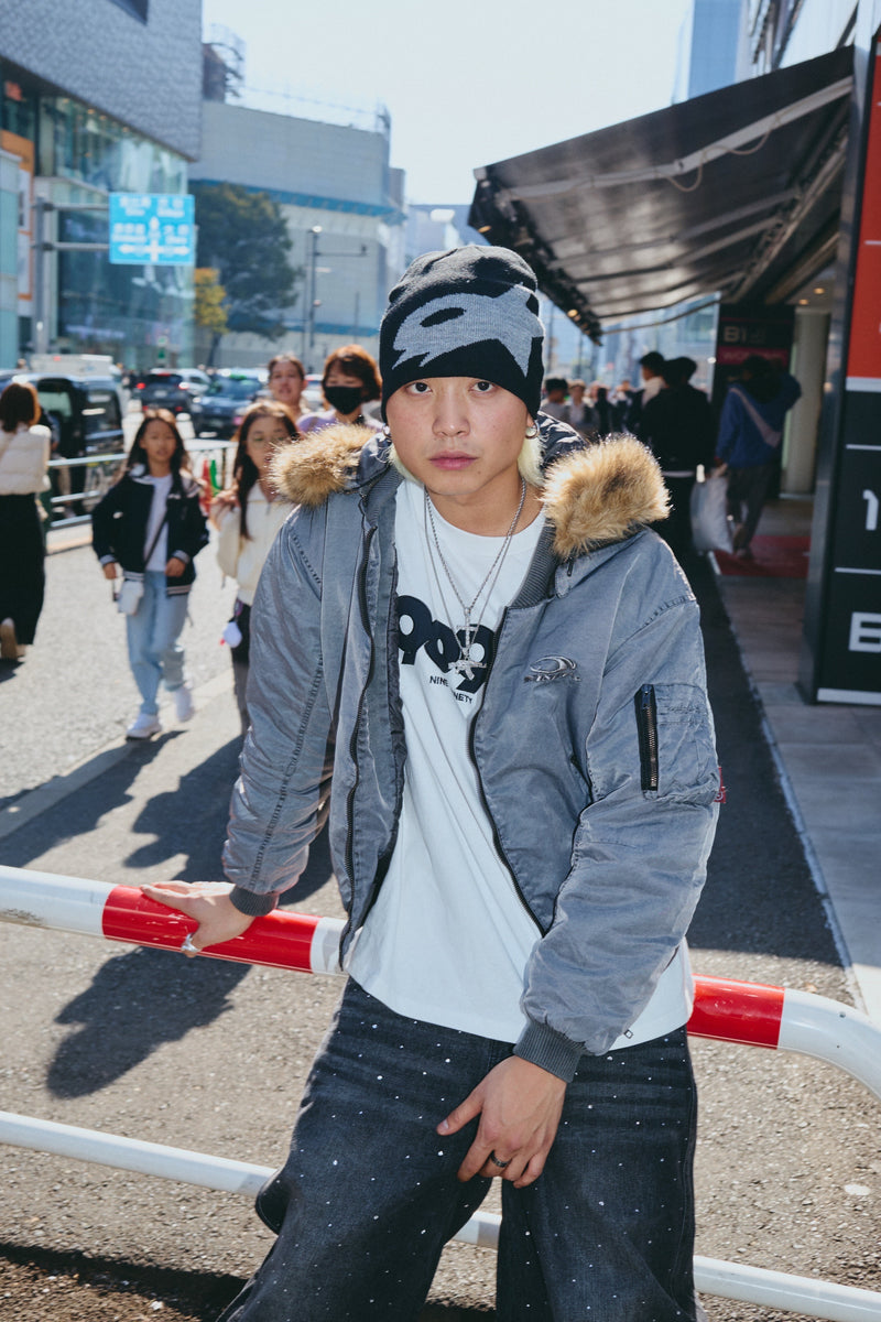 Washed Bomber Jacket