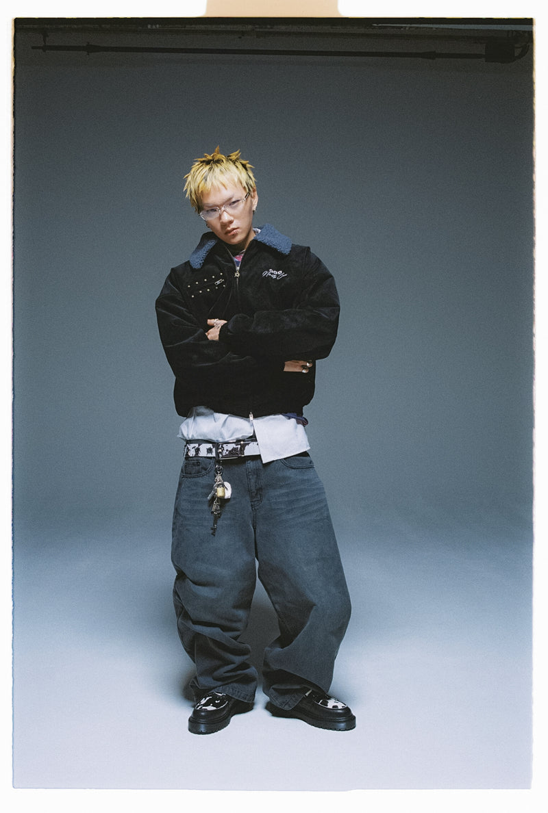 No Drag Slub Buggy Denim Pants