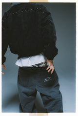 No Drag Slub Buggy Denim Pants