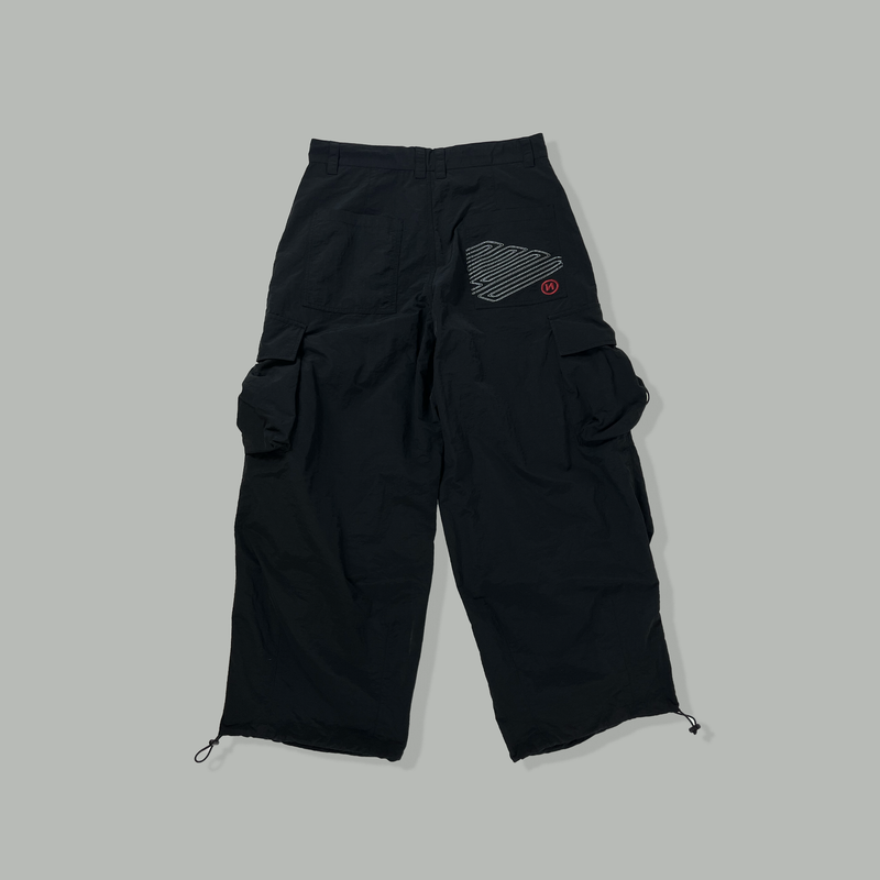 Tech Logo Nylon Cargo Pants – YZ Tech Logo Nylon Cargo Pants – YZ