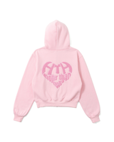 sagara heart logo zip hoodie