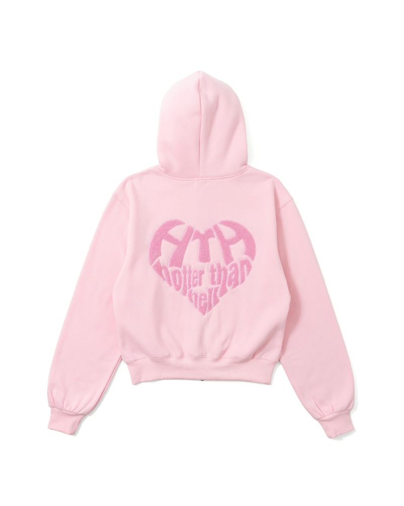 sagara heart logo zip hoodie – YZ