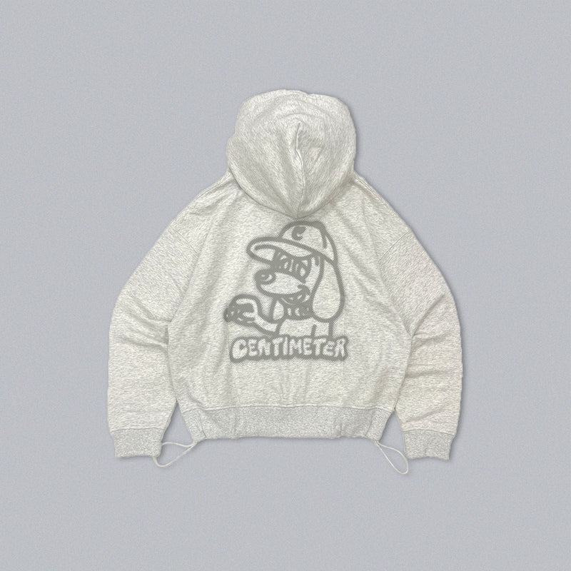 Blur CMT ruler zip hoodie