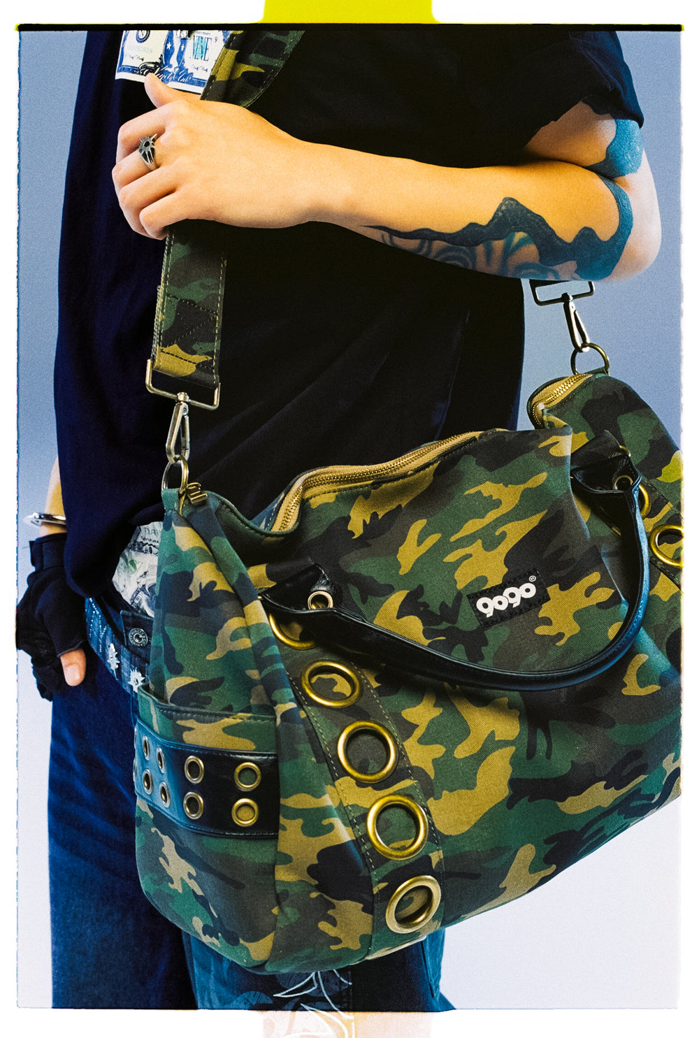 Eyelet Boston Bag – YZ