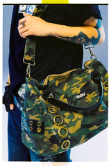 Eyelet Boston Bag