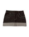 FOLDED DENIM SKIRT