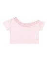 EYELET OFF-SHOULDER TOPS 