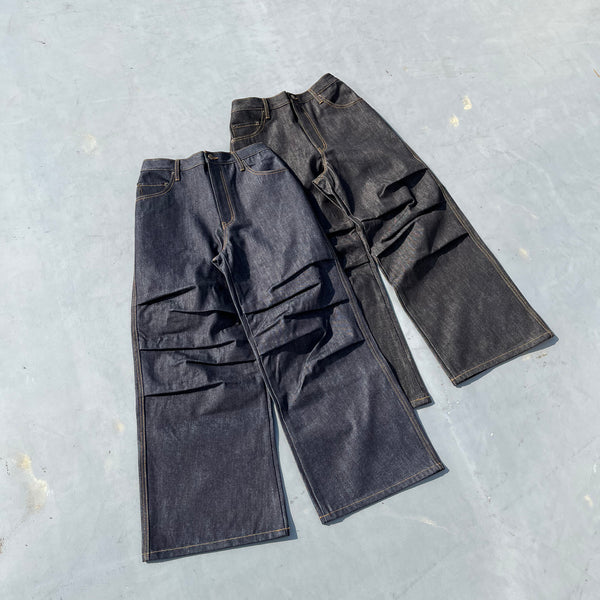 Rigid over tuck buggy denim – YZ