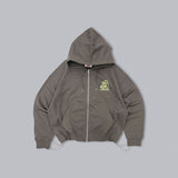 BLUR CMT RULER ZIP HOODIE