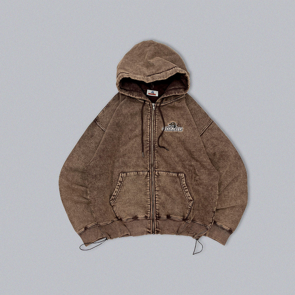 CMT ruler pigment zip hoodie – YZ