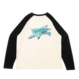 STAR LOGO RAGLAN LS TEE