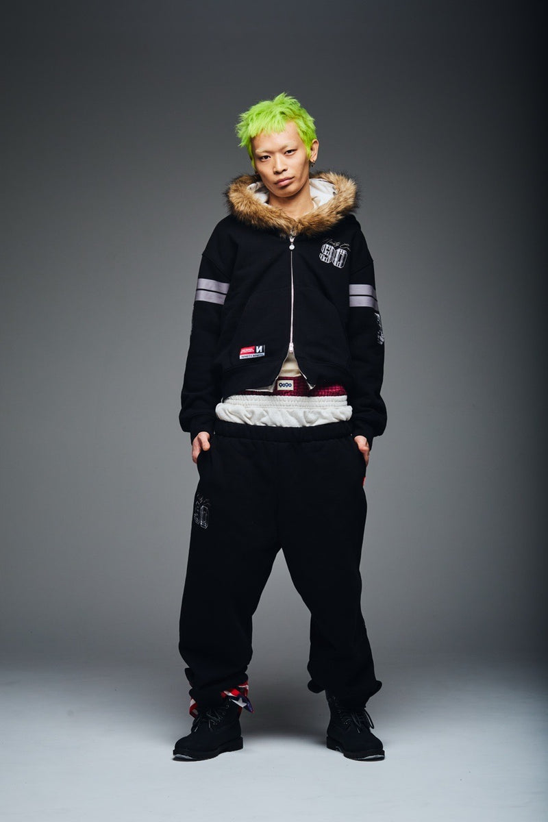 Numbering Check Zip Hoodie – YZ