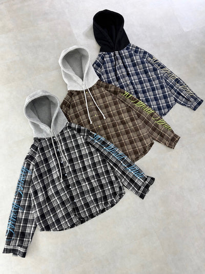 Sweat Docking Check Shirt