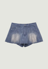 TASHA DENIM SKIRT PANTS