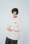 MSB heart patch logo long tee