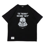 Schott×BADWAY skull graphic TEE