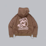 BLUR CMT RULER ZIP HOODIE