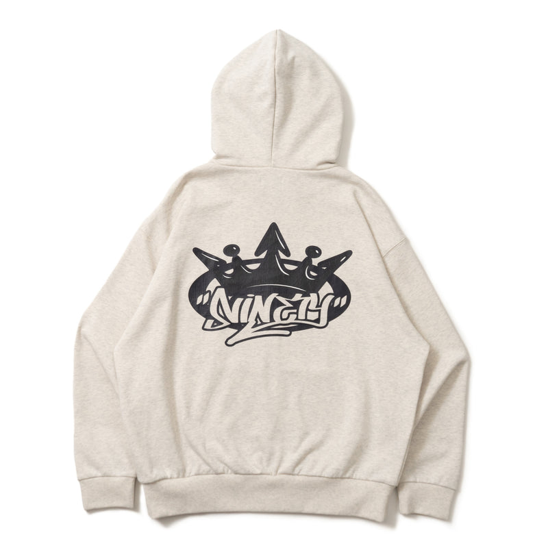 King Logo Front Zip Hoodie