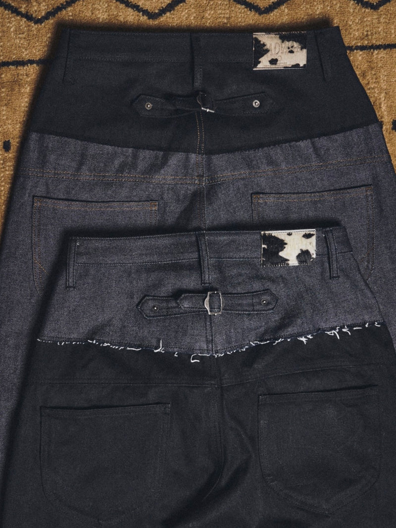 BADWAY × B.BALLSY 2up wide denim pants – YZ