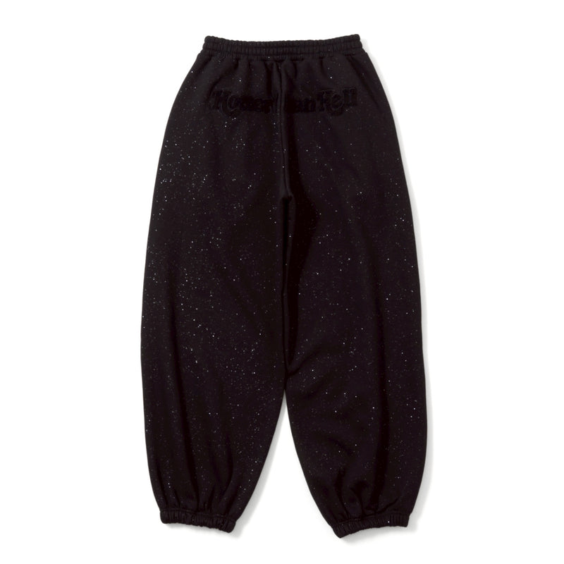 glitter back logo sweat pants