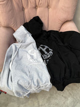 heart logo damage zip hoodie