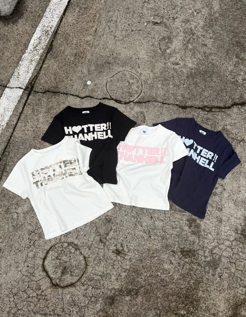 HOTTER THAN HELL LOGO TEE – YZ