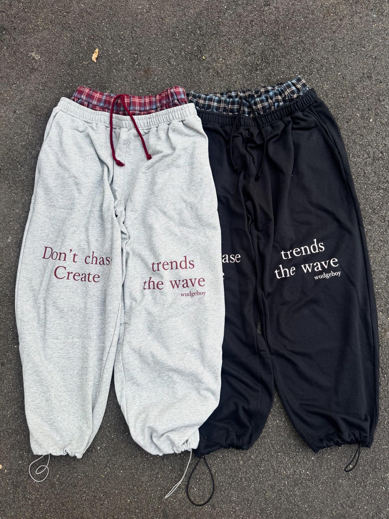 logo sweat pants