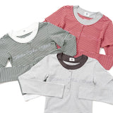 Layered border long tee