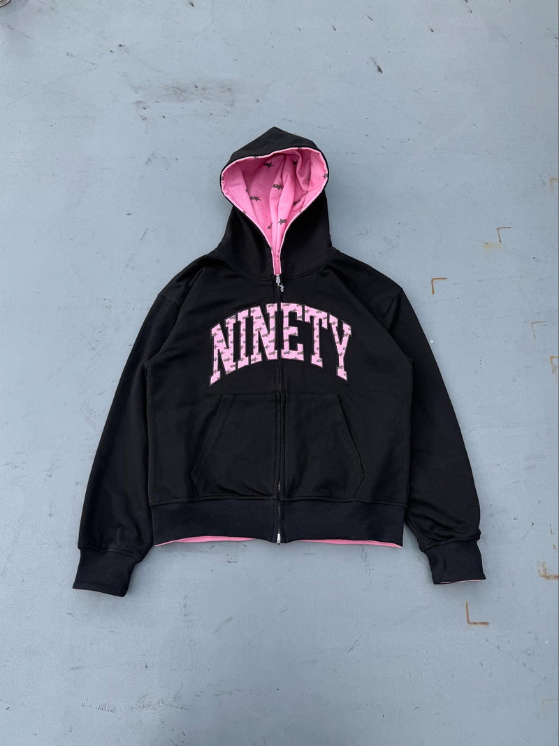9090 Star Logo ReversibleZip Hoodie パーカー Star Logo Reversible Zip Hoodie – YZ